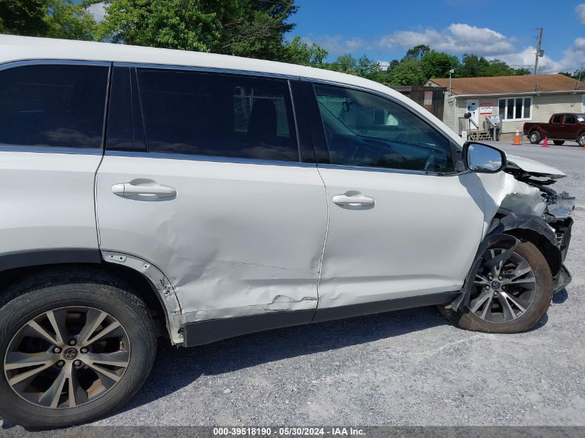 2019 Toyota Highlander Le VIN: 5TDBZRFH9KS922704 Lot: 39518190