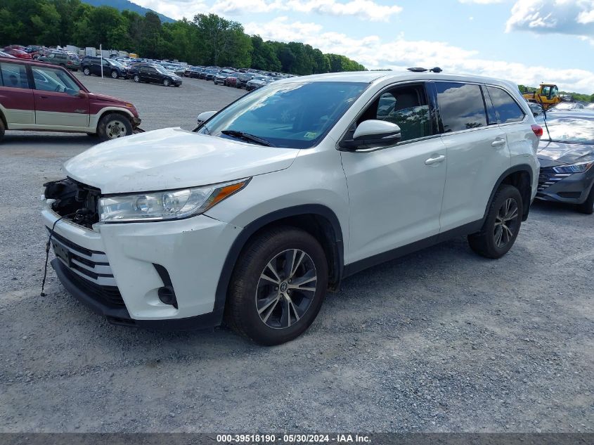 2019 TOYOTA HIGHLANDER LE/LE PLUS - 5TDBZRFH9KS922704