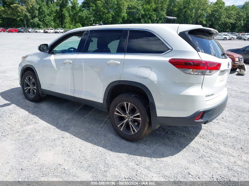 2019 TOYOTA HIGHLANDER LE/LE PLUS - 5TDBZRFH9KS922704