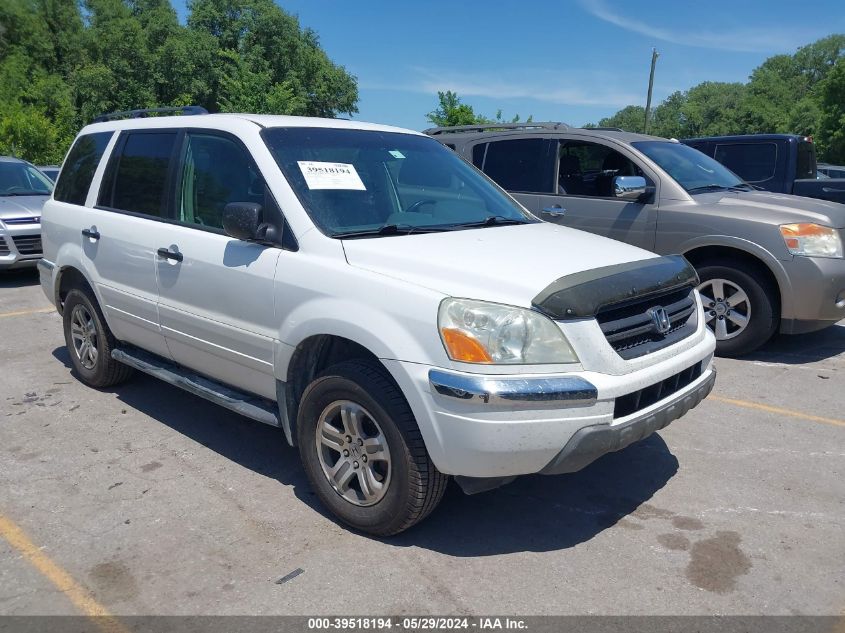 2003 Honda Pilot Ex-L VIN: 2HKYF18633H602995 Lot: 39518194