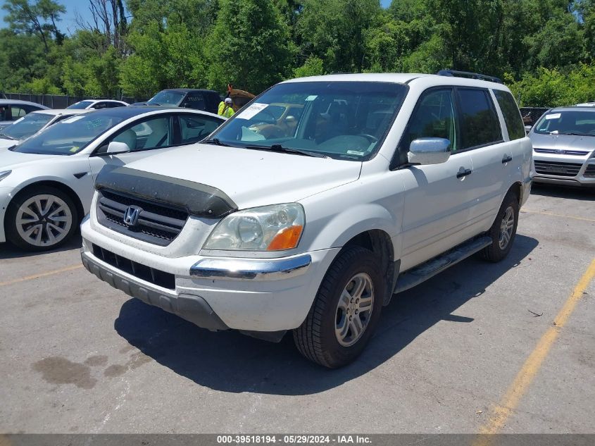 2003 Honda Pilot Ex-L VIN: 2HKYF18633H602995 Lot: 39518194