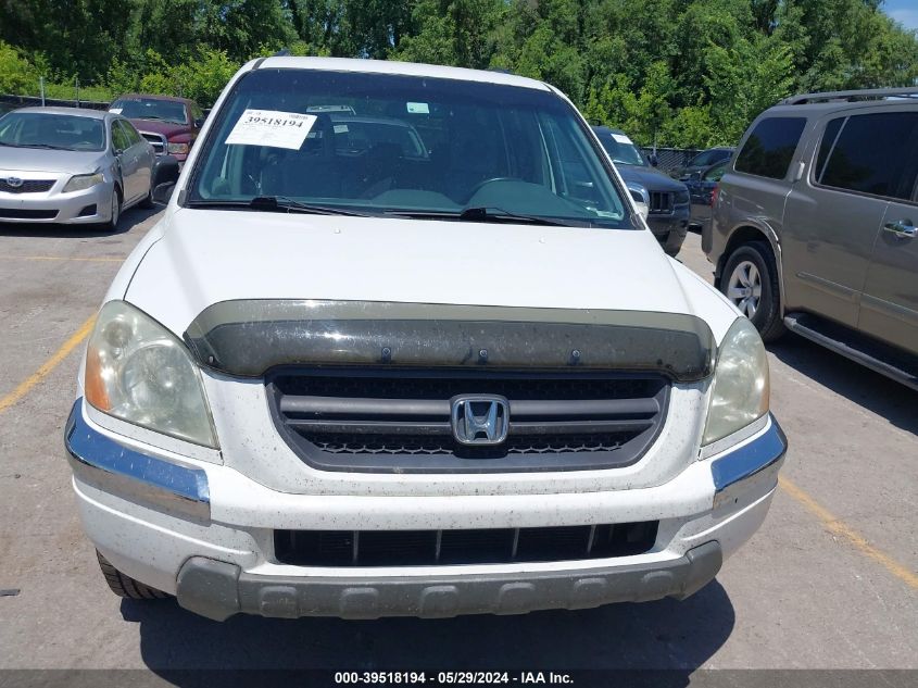 2003 Honda Pilot Ex-L VIN: 2HKYF18633H602995 Lot: 39518194