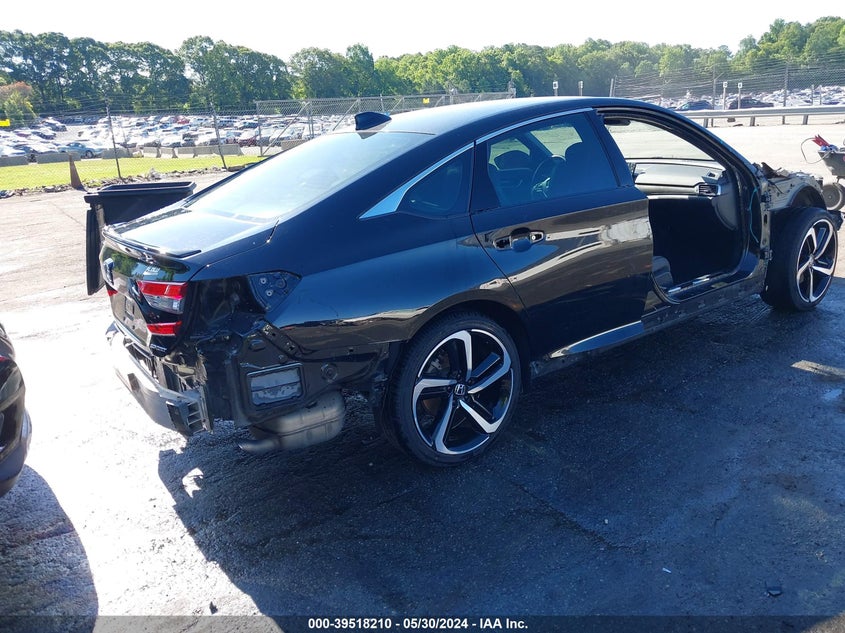 VIN 1HGCV1F39KA087031 2019 HONDA ACCORD SPORT