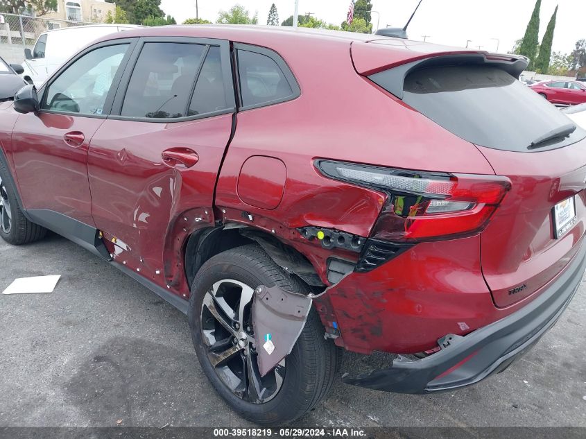 2024 Chevrolet Trax Fwd 1Rs VIN: KL77LGE20RC006172 Lot: 39518219