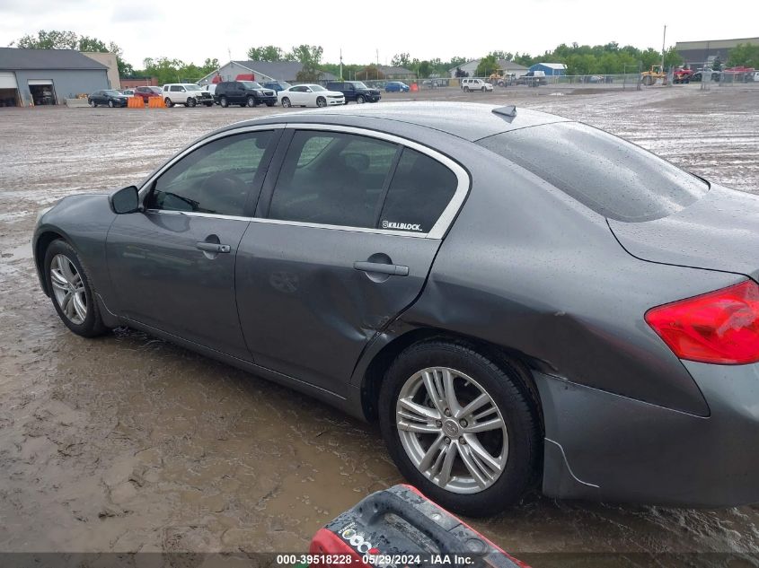 2012 Infiniti G37X VIN: JN1CV6AR2CM679638 Lot: 39518228