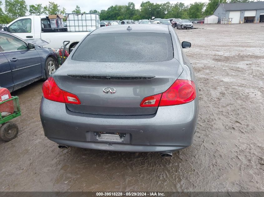 2012 Infiniti G37X VIN: JN1CV6AR2CM679638 Lot: 39518228