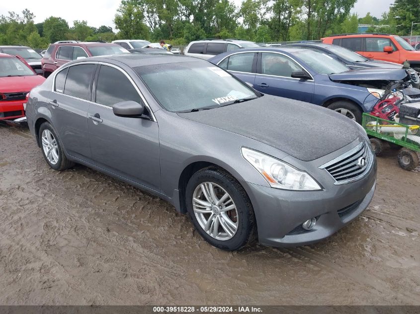 2012 Infiniti G37X VIN: JN1CV6AR2CM679638 Lot: 39518228