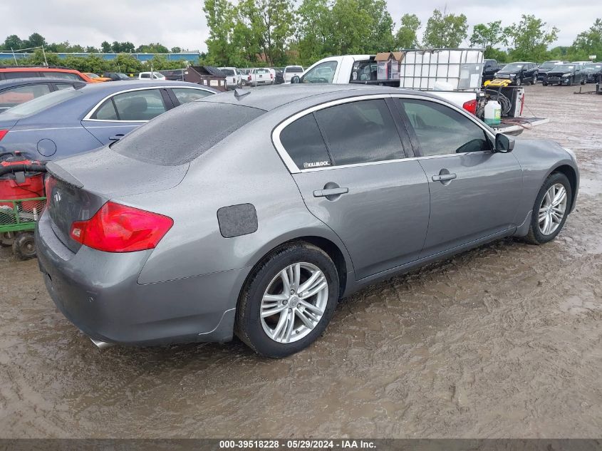 2012 Infiniti G37X VIN: JN1CV6AR2CM679638 Lot: 39518228