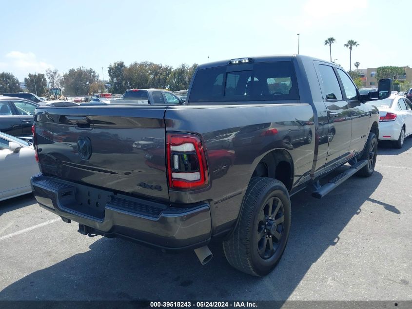 2021 Ram 2500 Big Horn Mega Cab 4X4 6'4' Box VIN: 3C6UR5ML1MG524257 Lot: 39518243