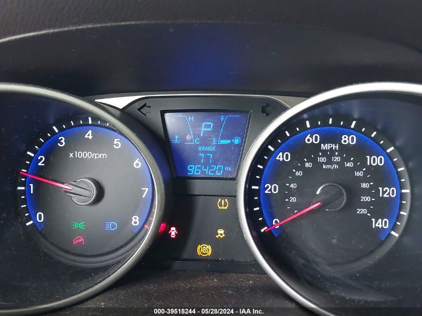 2013 Hyundai Tucson Gls VIN: KM8JU3AC6DU756865 Lot: 39518244