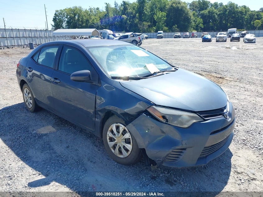 2016 Toyota Corolla Le Eco VIN: 2T1BPRHE7GC629182 Lot: 39518251