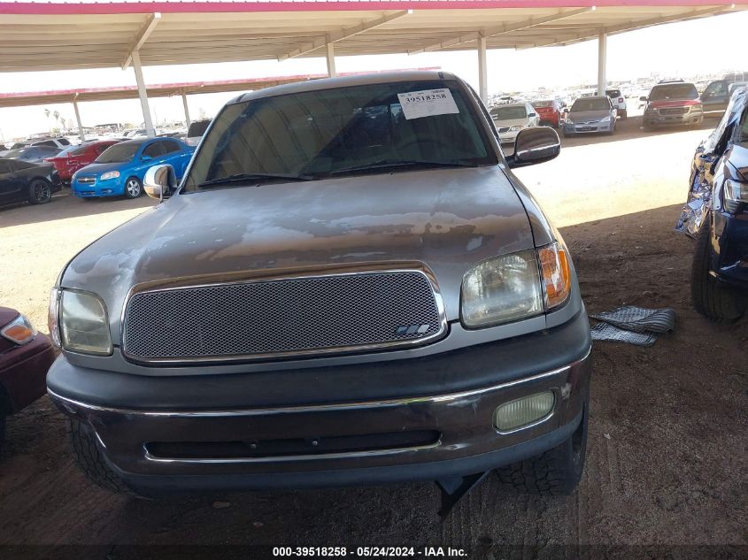 2001 Toyota Tundra Sr5 V8 VIN: 5TBRT34161S210614 Lot: 39518258