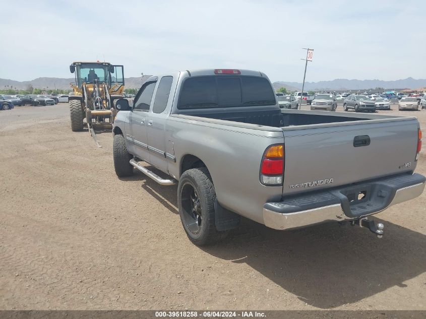 2001 Toyota Tundra Sr5 V8 VIN: 5TBRT34161S210614 Lot: 39518258