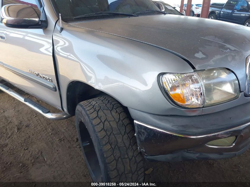 2001 Toyota Tundra Sr5 V8 VIN: 5TBRT34161S210614 Lot: 39518258