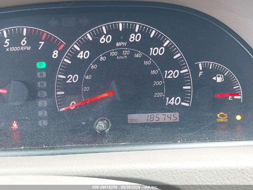 2005 Toyota Camry Xle V6 VIN: JTDBF30K650164029 Lot: 39518259