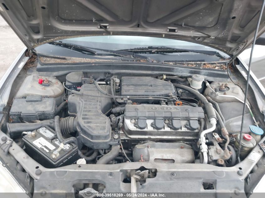 2004 Honda Civic Lx VIN: 1HGES16664L001757 Lot: 39518269