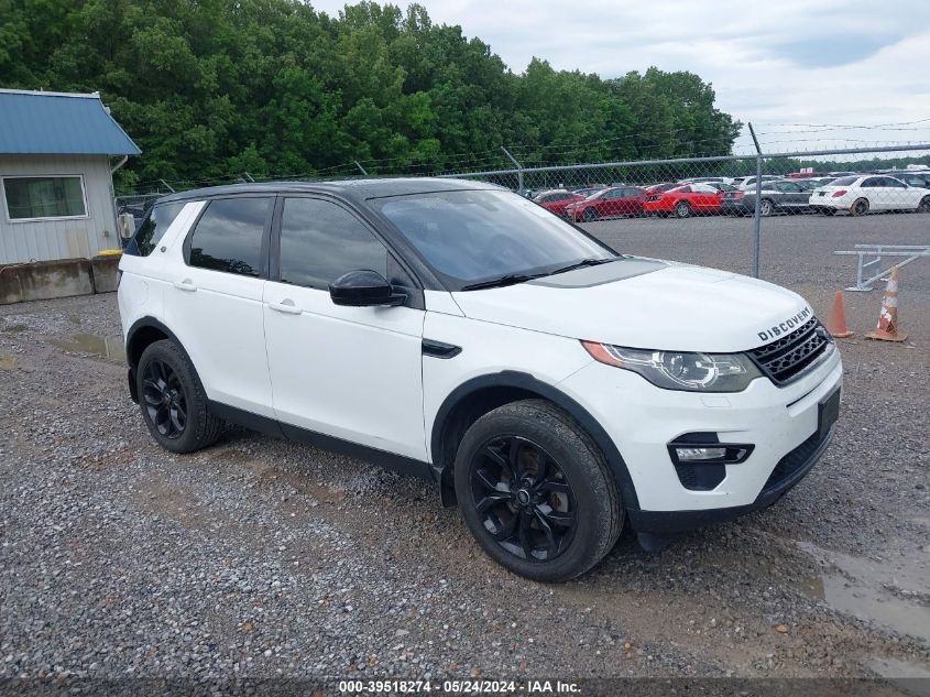 2016 Land Rover Discovery Sport Hse VIN: SALCR2BG4GH580205 Lot: 39518274