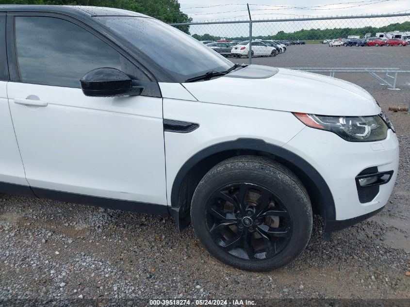 2016 Land Rover Discovery Sport Hse VIN: SALCR2BG4GH580205 Lot: 39518274