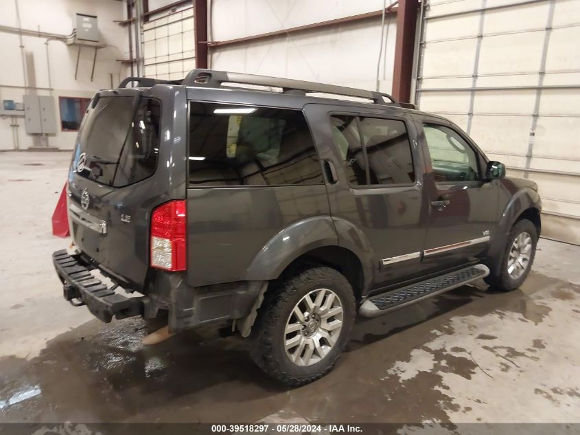 2011 Nissan Pathfinder Le V8 VIN: 5N1BR1NB7BC604754 Lot: 39518297