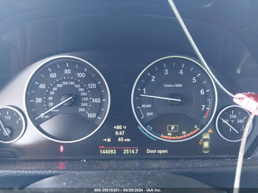 2013 BMW 335I VIN: WBA3A9G57DNP35712 Lot: 39518301