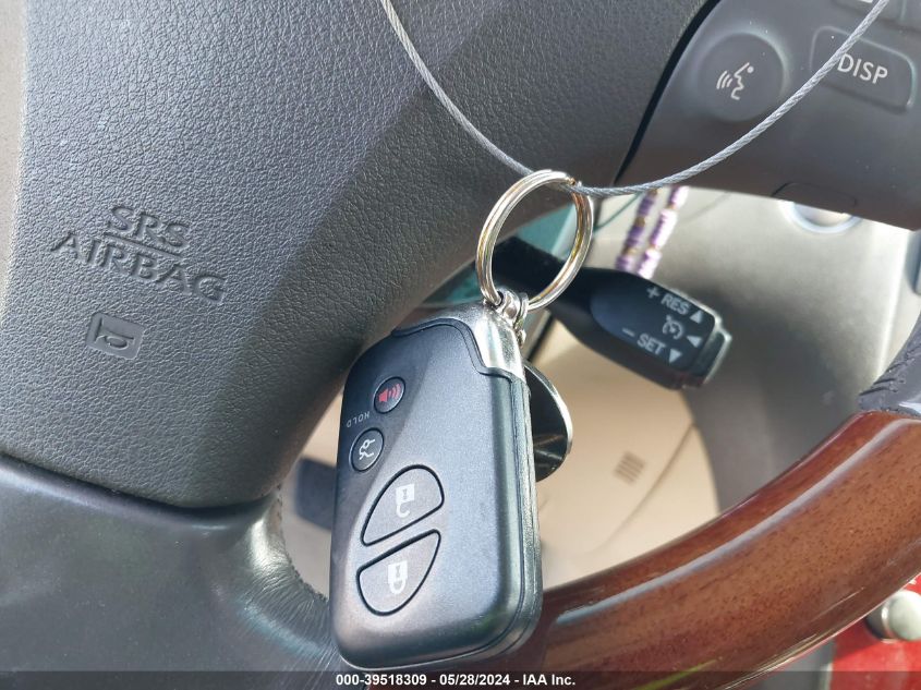 2009 Lexus Es 350 VIN: JTHBJ46G992286240 Lot: 39518309