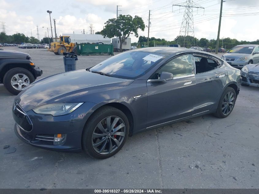 2014 Tesla Model S VIN: 5YJSA1H18EFP63322 Lot: 39518327