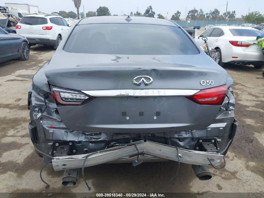 2021 Infiniti Q50 Luxe VIN: JN1EV7BP1MM705448 Lot: 39518340