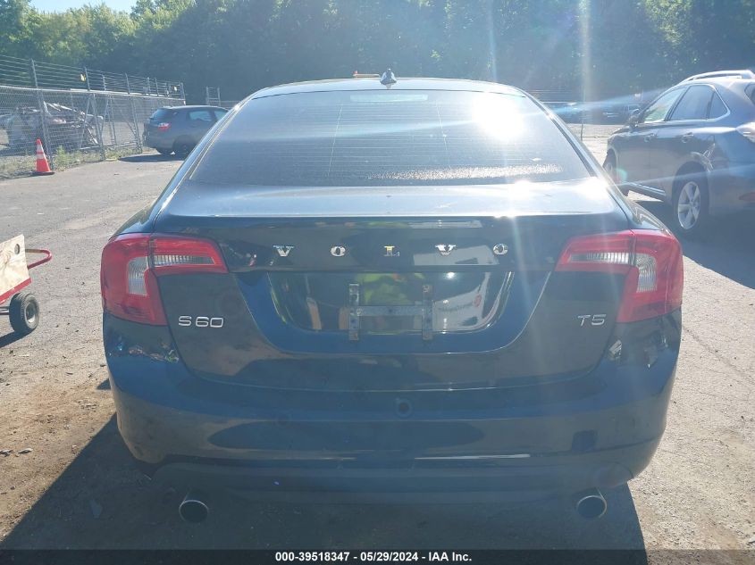 2012 Volvo S60 T5 VIN: YV1622FS7C2080506 Lot: 39518347