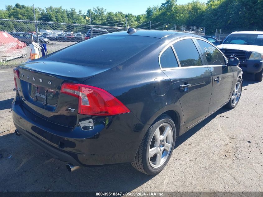 2012 Volvo S60 T5 VIN: YV1622FS7C2080506 Lot: 39518347