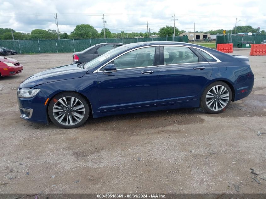 2019 Lincoln Mkz Reserve Ii VIN: 3LN6L5E90KR629455 Lot: 39518369