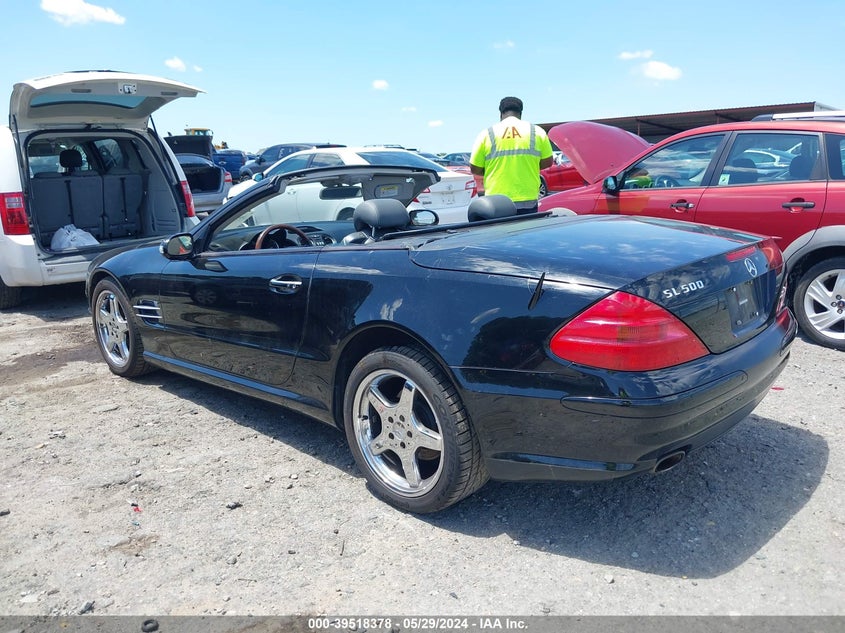 2003 Mercedes-Benz Sl 500 VIN: WDBSK75F93F036598 Lot: 39518378