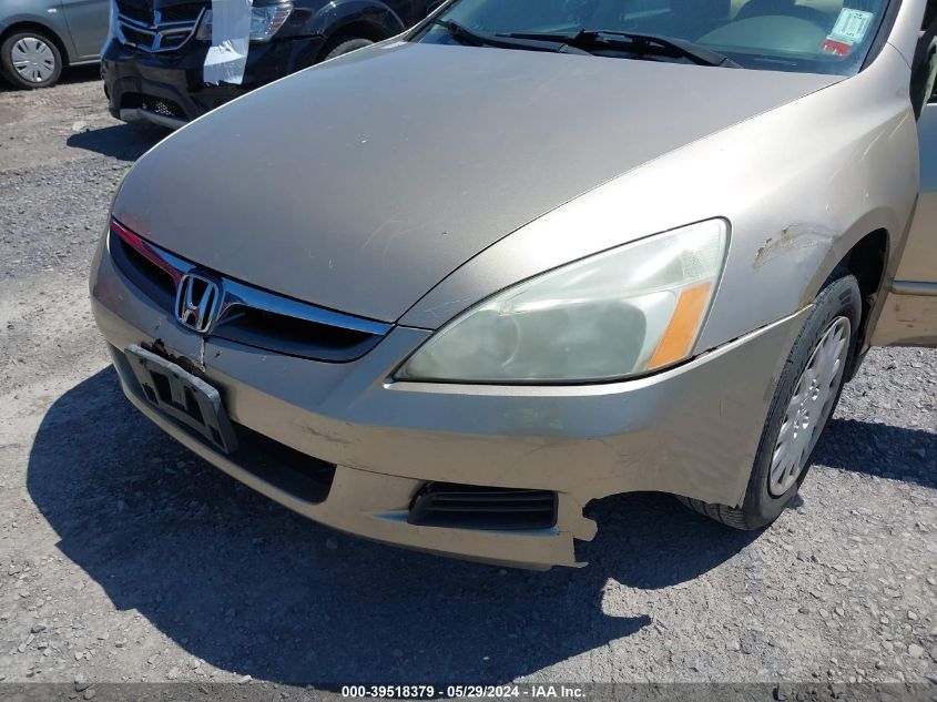 2006 Honda Accord 2.4 Vp VIN: 1HGCM561X6A167839 Lot: 39518379