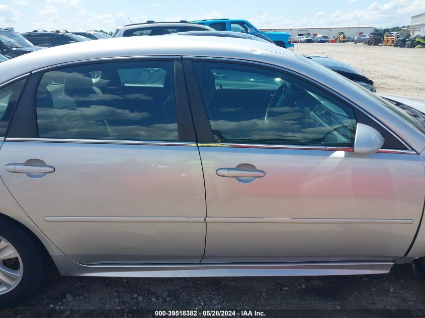 2013 Chevrolet Impala Ls VIN: 2G1WF5E35D1263936 Lot: 39518382