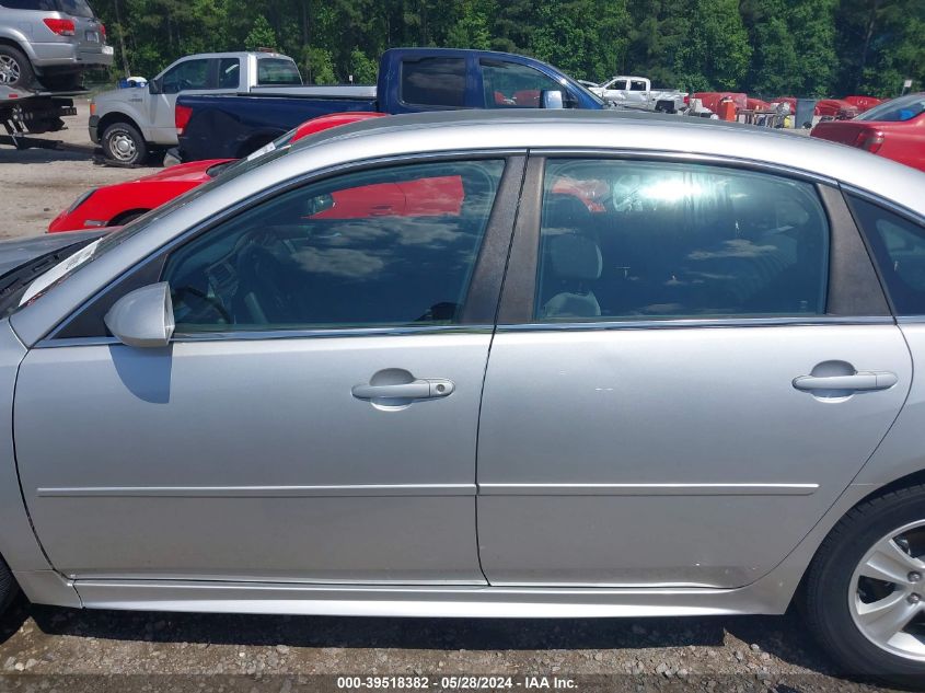 2013 Chevrolet Impala Ls VIN: 2G1WF5E35D1263936 Lot: 39518382