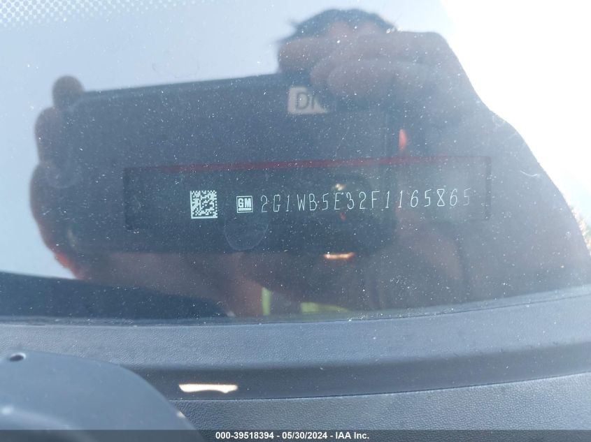 2015 Chevrolet Impala Limited Lt VIN: 2G1WB5E32F1165865 Lot: 39518394