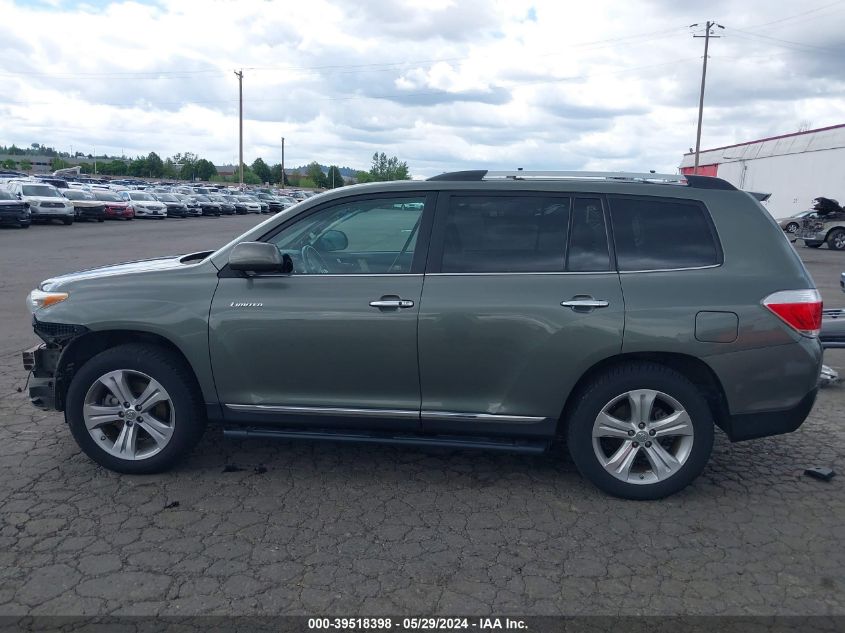 2011 Toyota Highlander Limited V6 VIN: 5TDDK3EH8BS079123 Lot: 39518398