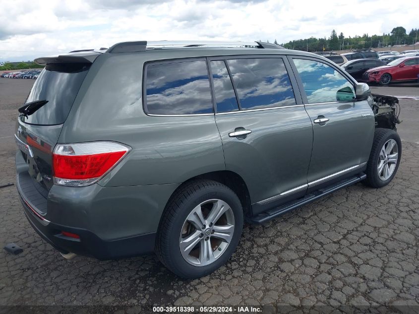 2011 Toyota Highlander Limited V6 VIN: 5TDDK3EH8BS079123 Lot: 39518398