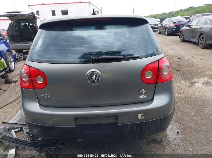 2006 Volkswagen Gti 2-Door VIN: WVWFV71K76W100378 Lot: 39518422