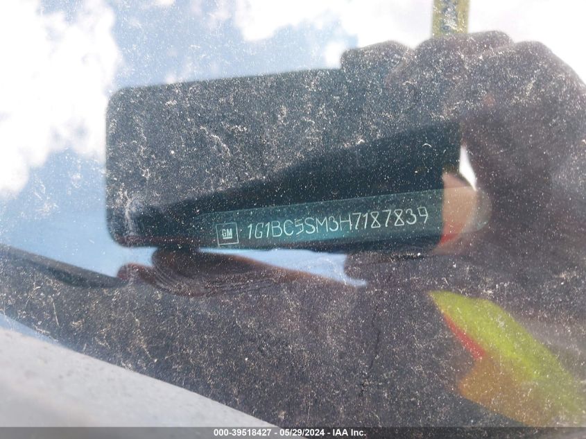 2017 Chevrolet Cruze Ls Auto VIN: 1G1BC5SM3H7187839 Lot: 39518427