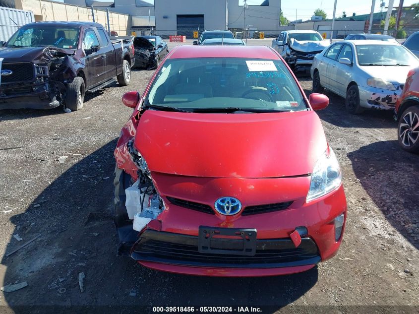 2015 Toyota Prius Four VIN: JTDKN3DUXF1891068 Lot: 39518456