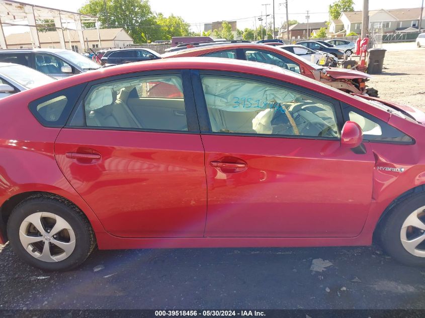 2015 Toyota Prius Four VIN: JTDKN3DUXF1891068 Lot: 39518456