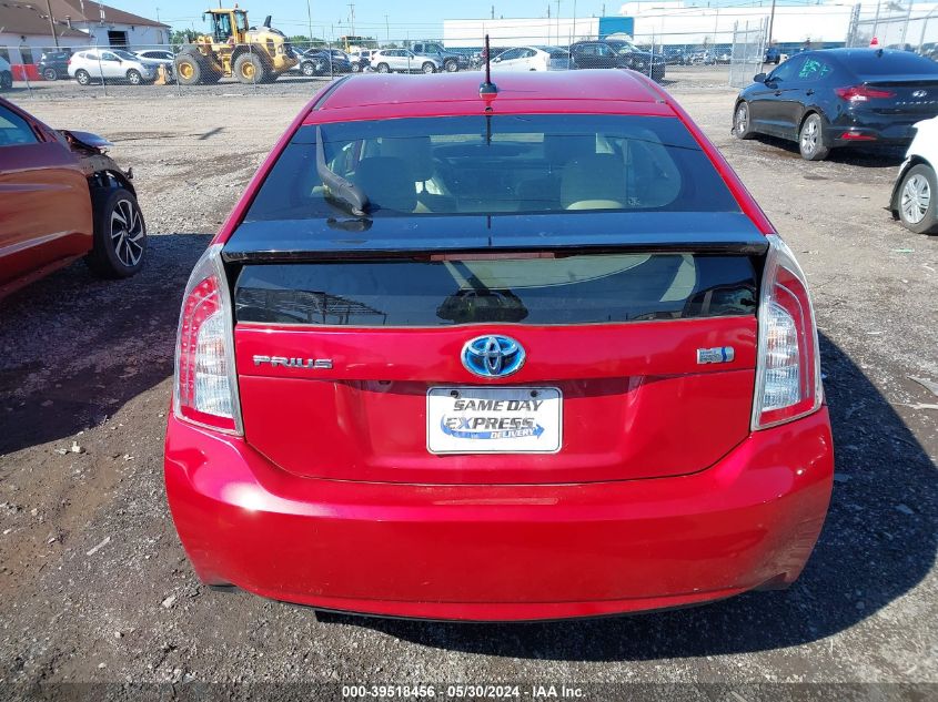 2015 Toyota Prius Four VIN: JTDKN3DUXF1891068 Lot: 39518456