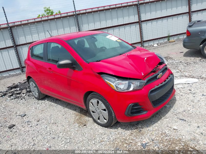 2016 Chevrolet Spark Ls Cvt VIN: KL8CB6SA6GC621471 Lot: 39518471