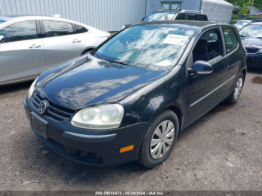 2007 Volkswagen Rabbit 2-Door VIN: WVWBR71K37W099895 Lot: 39518473