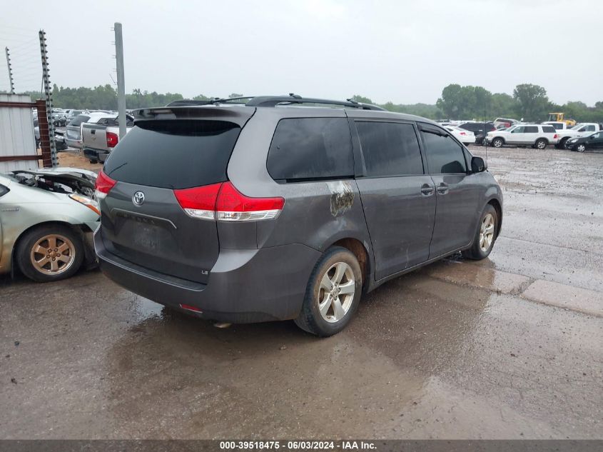 2013 Toyota Sienna Le V6 8 Passenger VIN: 5TDKK3DC2DS346837 Lot: 39518475