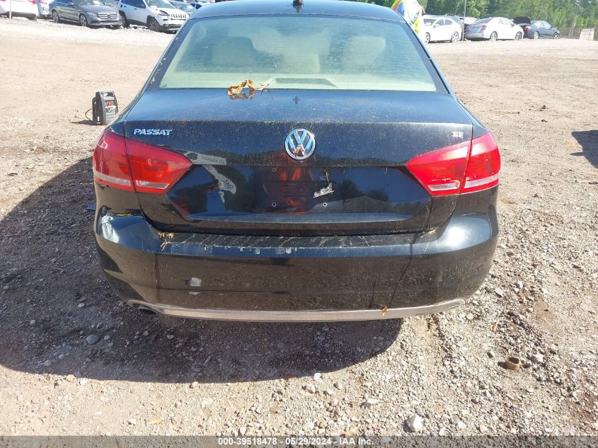 2012 Volkswagen Passat 2.5L Se VIN: 1VWBH7A37CC109493 Lot: 39518478