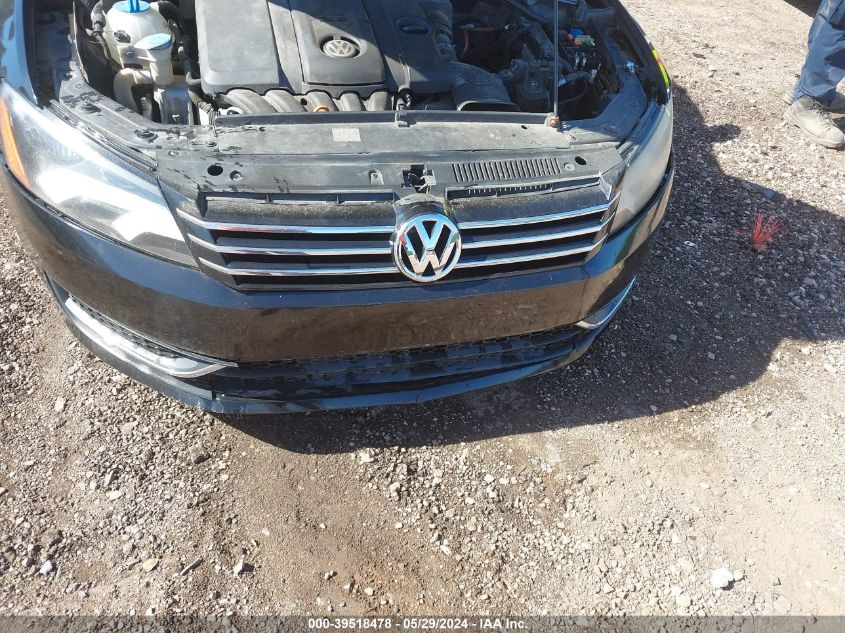 2012 Volkswagen Passat 2.5L Se VIN: 1VWBH7A37CC109493 Lot: 39518478