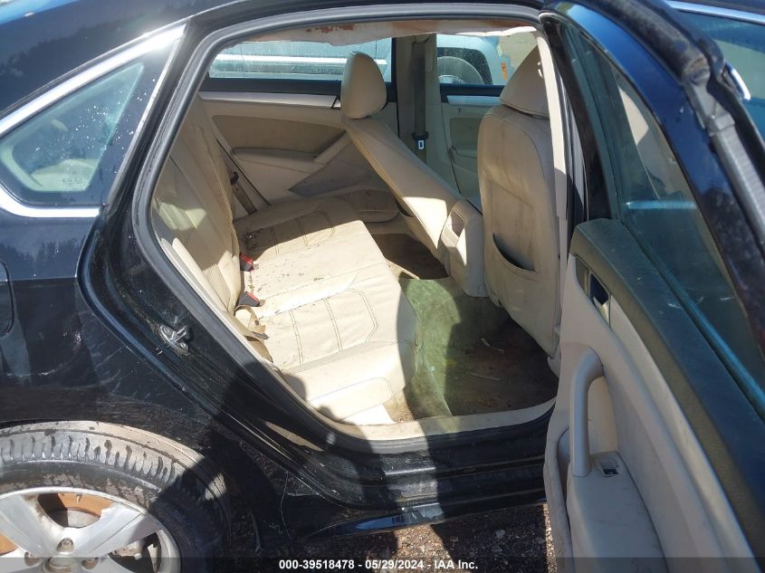 2012 Volkswagen Passat 2.5L Se VIN: 1VWBH7A37CC109493 Lot: 39518478