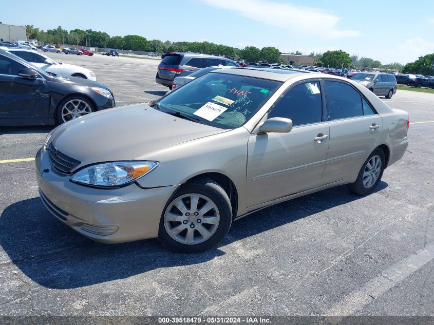 2003 Toyota Camry Xle VIN: 4T1BE32K23U694449 Lot: 39518479