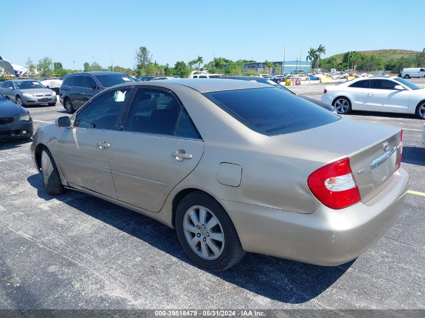 2003 Toyota Camry Xle VIN: 4T1BE32K23U694449 Lot: 39518479